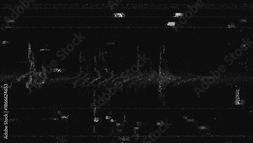 Abstract Digital Glitch Noise Background