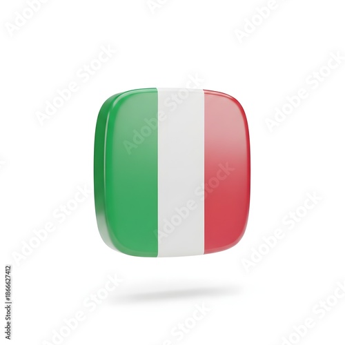 italian flag button Free Download italian flag button - GFXLoad