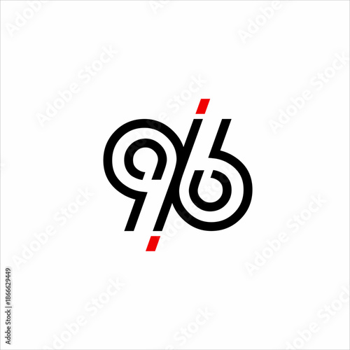 The logo design is the number ninety-six with a slash in the middle.