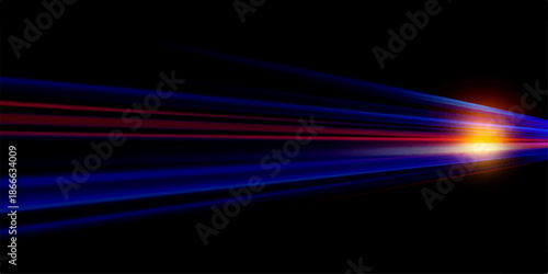 An abstract motion background loop featuring a colorful rainbow wave pattern with glowing digital lines and bright energy effects on a black textured backdrop