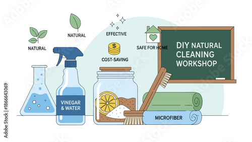 A simple, modern illustration of a blue laboratory flask with bubbles, conveying a sense of science and experimentation in a clean and minimalistic st