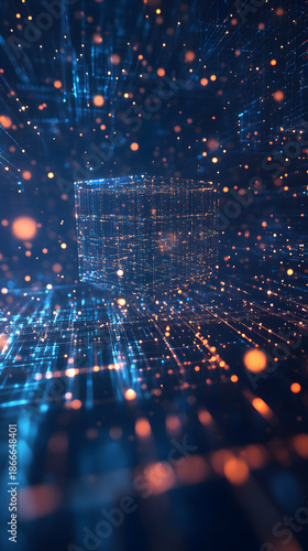 Abstract technology space