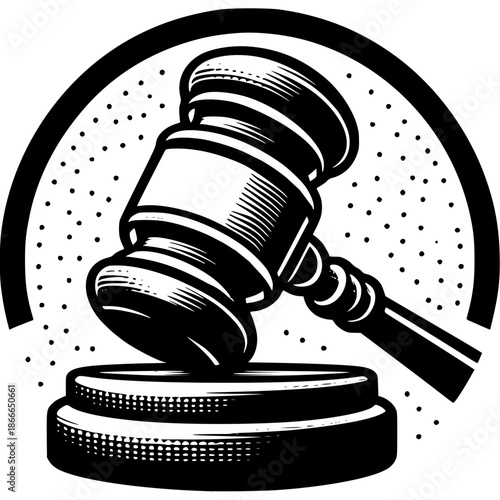 Gavel Icon Vector