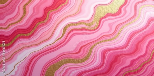 Wallpaper Mural Swirling pink gold marble texture, metallic sheen , decor, wall Torontodigital.ca