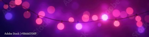 Wallpaper Mural Swirling purple, soft-focus Christmas light bokeh, abstract art , festive, art, holiday lights Torontodigital.ca