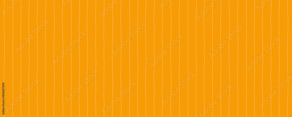 Obraz premium Seamless Hand Drawn Line Pattern. Vertical Yellow Stripe Texture. Vector Y2K Background with Warp Yellow Grid.