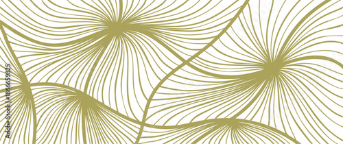 Light Background with Abstract Golden Tree Rings