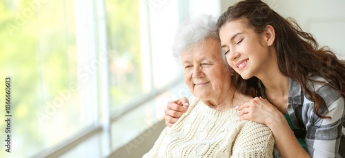Senior woman with her grand...