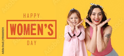 Festive banner for Happy Wo...
