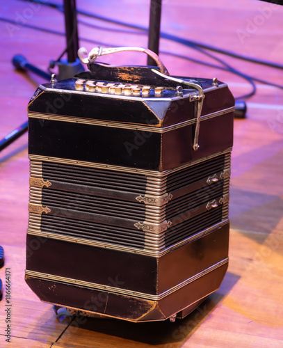 Картината върху платно Bandoneon musical instrument