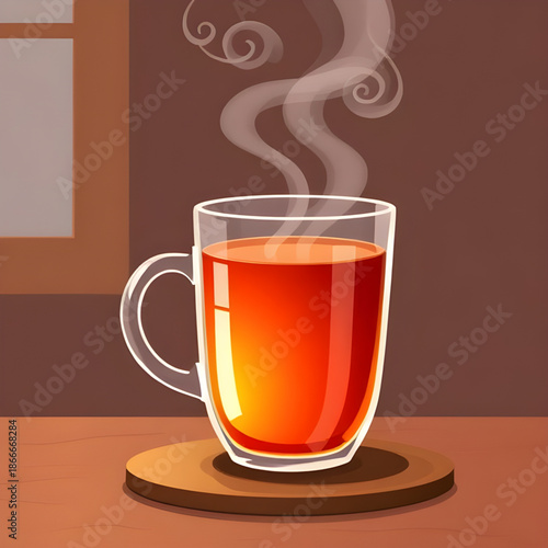 cup, tea, drink, beverage, hotdrink, warm, steam, ceramic, porcelain, mug, teacup, kitchenware, table, serve, breakfast, teatime, relax, calmness, cozy, comfort, aroma, herbaltea, greentea, blacktea, 