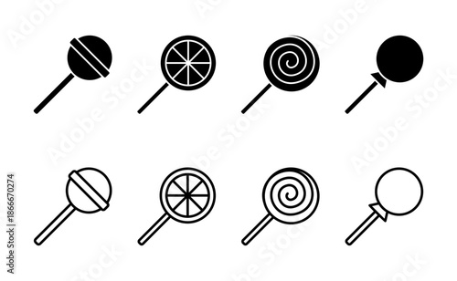 Candy icon vector. candy sign and symbol.