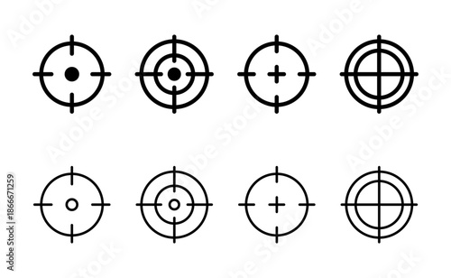 Target icon vector. goal icon vector. target marketing sign and symbol