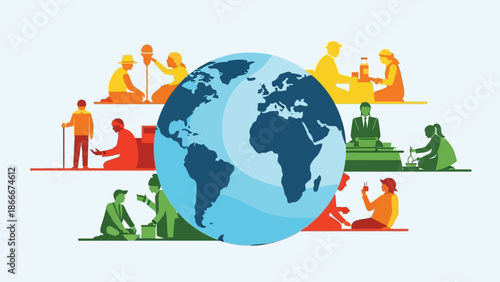 Global Unity People Around the World.