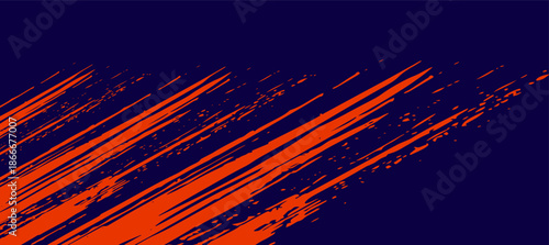 Abstract speed lines style orange color halftone banner design template, Modern, Eps 10.