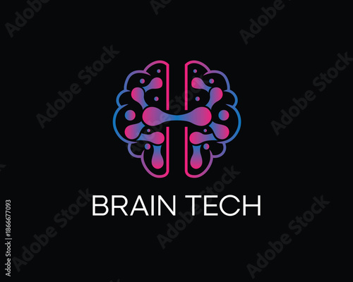 Creative Brain Tech logo is very suitable for your brand logo