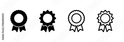 Badge icon vector illustration. Awards icon vector. Achieve sign and symbols. Stamp
