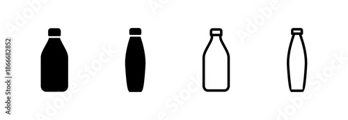 Bottle icon vector illustration. bottle sign and symbol