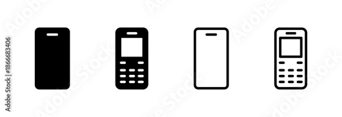 Phone icon vector illustration. Call sign and symbol. telephone symbol