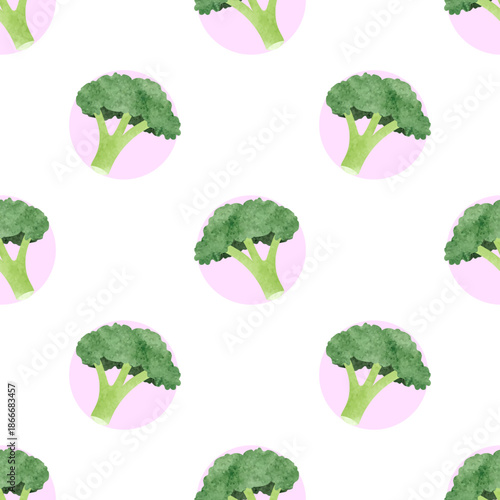 Polka dot food pattern with...