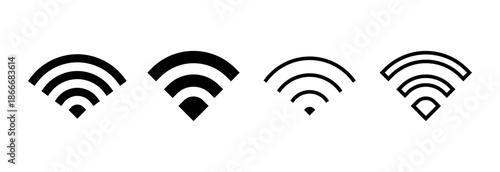 Wifi icon vector illustration. signal sign and symbol. Wireless  icon