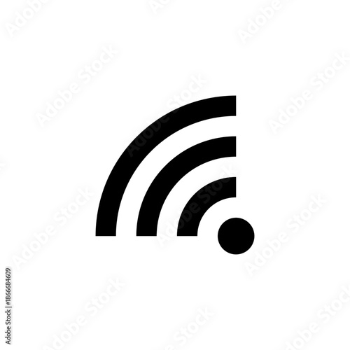 Wifi symbol icon vector design logo illustration