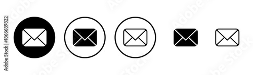 Mail icon logo design. email sign and symbol. E-mail icon. Envelope icon