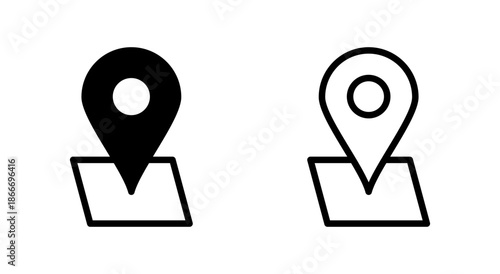 Address icon symbol for apps and websites. home location sign and symbol. pinpoint