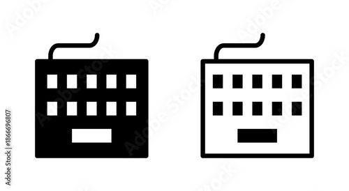 Keyboard icon symbol for apps and websites. keyboard sign and symbol