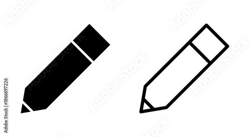 Pencil icon symbol for apps and websites. pen sign and symbol. edit icon vector