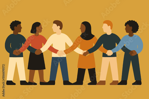 Chain of Diverse Links Representing Strong Solidarity