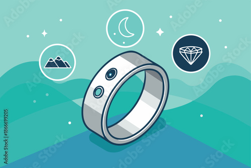 Smart Ring Sleep Recovery Illu