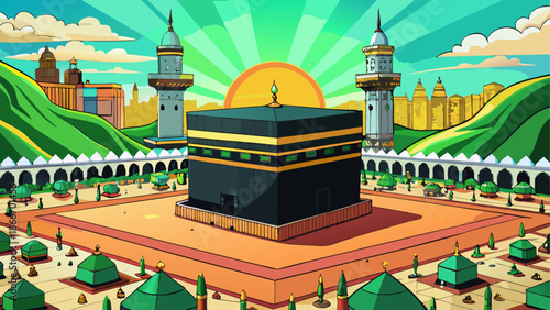 The holy kaaba in mecca