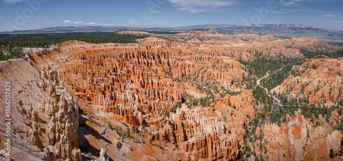 panoramic view of bryce canyon park