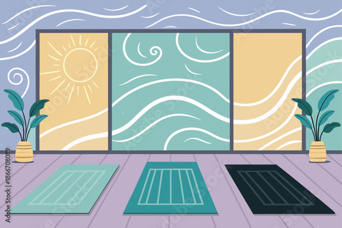 Yoga Studio Calm Breath I