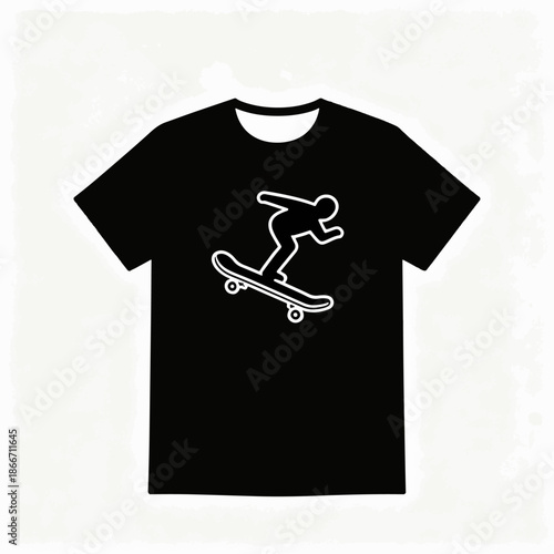 illustration vector illustration Skate culture trend t-shirt design