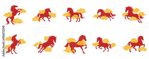 Chinese Zodiac Horse Set