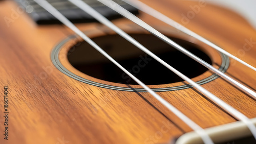 acoustic guitar close up