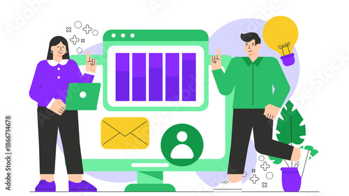 Flat design of crossplatform workplace tools