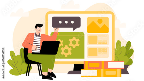 Flat design of cross-platform workplace tools