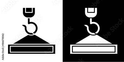 Girder  Icon Set White Style Collection