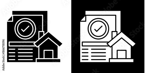 Document  Icon Set White Style Collection