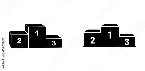 Winner's Podium for Awards Ceremony