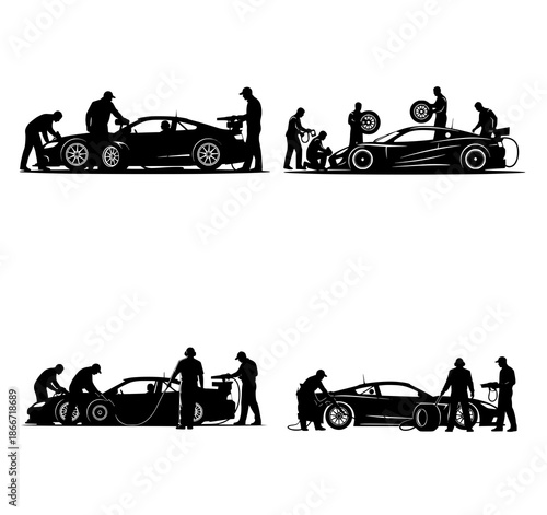 Car repair and maintenance set