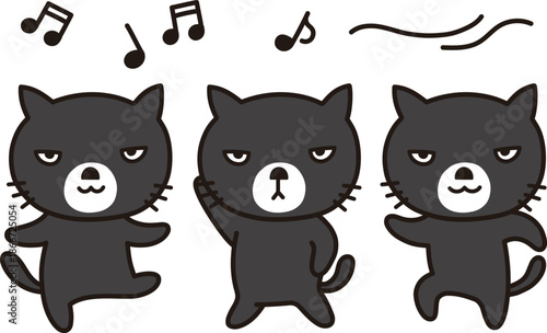 黒猫のダンス