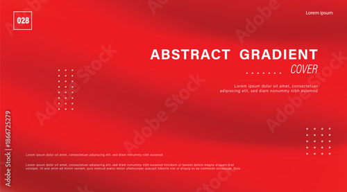 Bold red gradient abstract mesh cover with copy space for passionate marketing and dynamic energy branding cover design