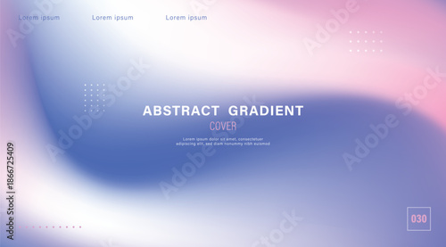 Pastel dreamy gradient with holographic purple pink mesh for soft aesthetic ethereal feminine beauty social media cover design