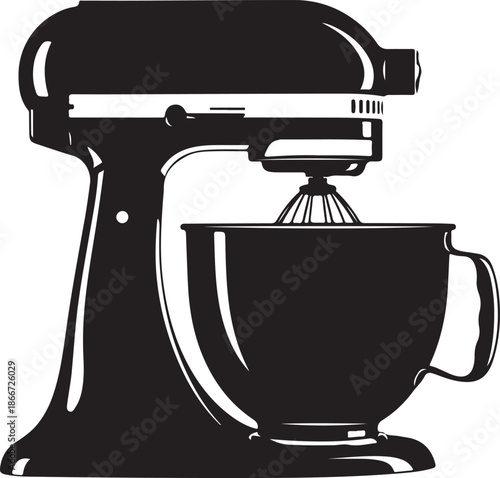 Stand Mixer with Bowl and Whisk