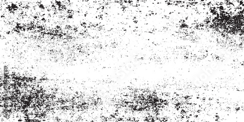 Abstract grunge black and white distressed texture background. Dirty or dust film grain speck grit grunge overlay on Vector distressed texture with grunge of black and white background.