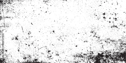 Speckle grain dot white paper noise texture with distress effect vector illustration pattern  grunge distressed texture overlay background, vintage black and white wall surface texture, rough cracked 